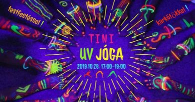Tini UV jóga lesz testfestéssel, világító karkötőkkel Tini UV jóga lesz testfestéssel, világító karkötőkkel